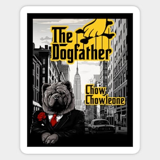 The Dogfather: Chow Chowleone Sticker